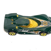 Loose Hot Wheels - Scoup Di Fuego Race Car - Green and Gold