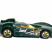 Loose Hot Wheels - Scoup Di Fuego Race Car - Green and Gold