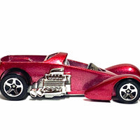 Loose Hot Wheels - Screamin Hauler Race Car - Dark Red