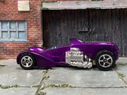Loose Hot Wheels - Screamin Hauler Race Car - Purple