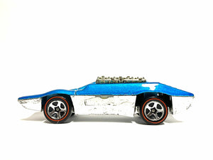 Loose Hot Wheels - Side Kick Race Car - Blue and Black