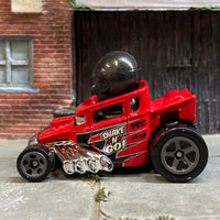 Loose Hot Wheels - Skull Shaker Toon'd - Red