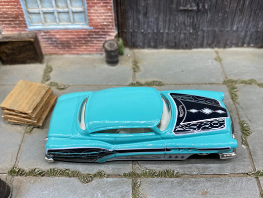 Loose Hot Wheels - So Fine (Buick) - Light Blue, Black and White