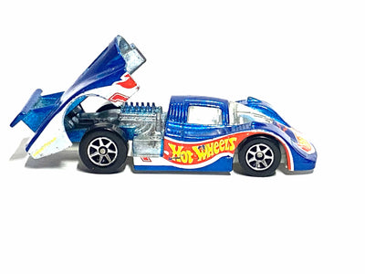 Loose Hot Wheels - Sol-Aire CX4 Race Car - Hot Wheels Blue