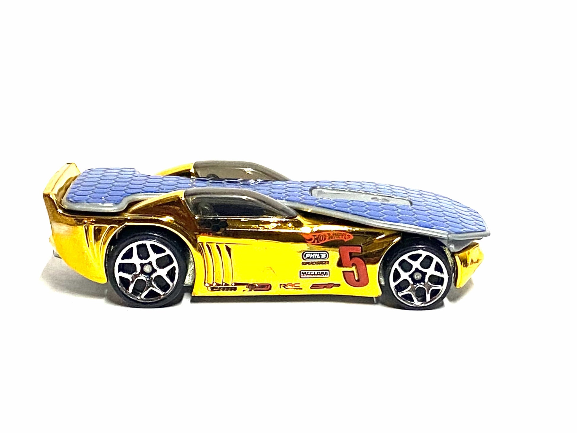 Loose Hot Wheels - Solar Reflex - Gold and Blue