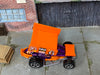 Loose Hot Wheels -Sprint Car - Orange and purple 6