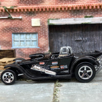Loose Hot Wheels Super Comp Dragster Dressed in Black Race Livery