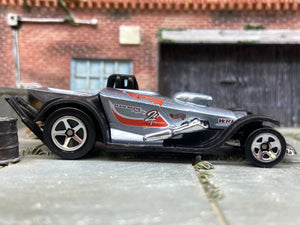 Loose Hot Wheels Super Comp Dragster Dressed in Silver