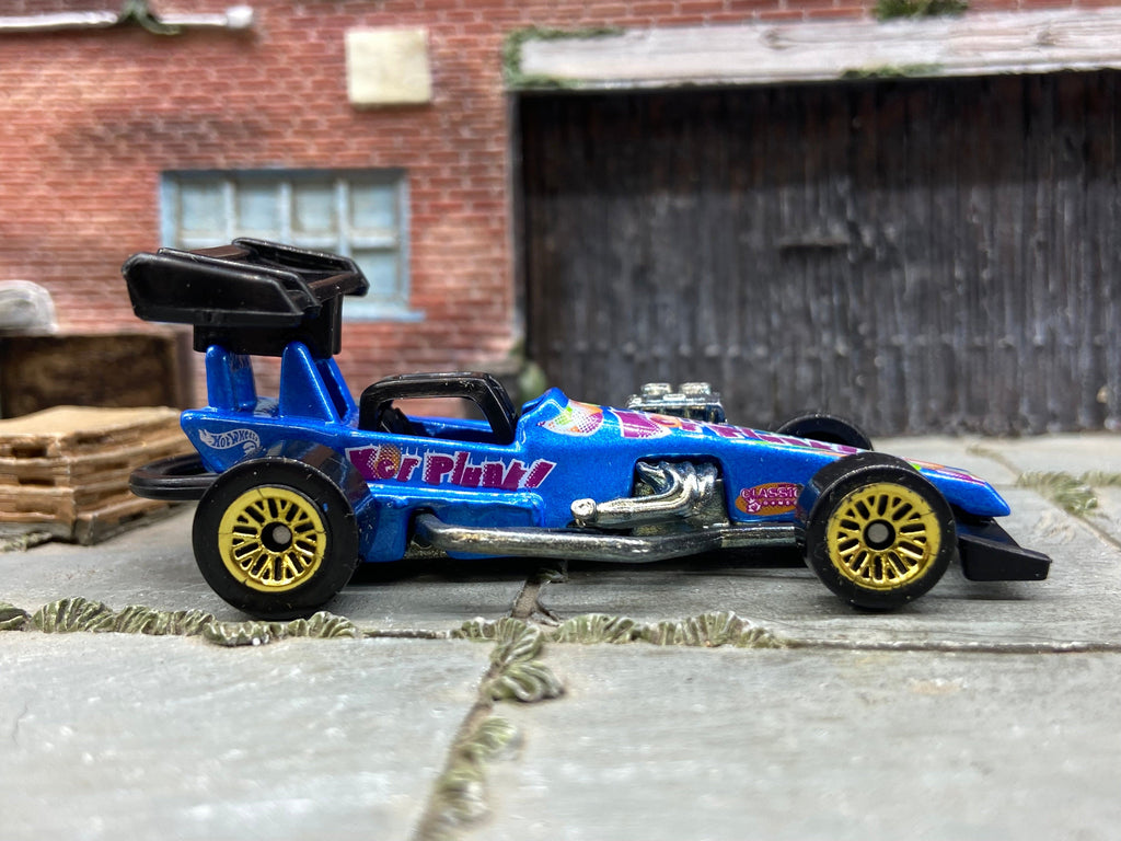 Loose Hot Wheels: Super Modified Track Racer - Blue