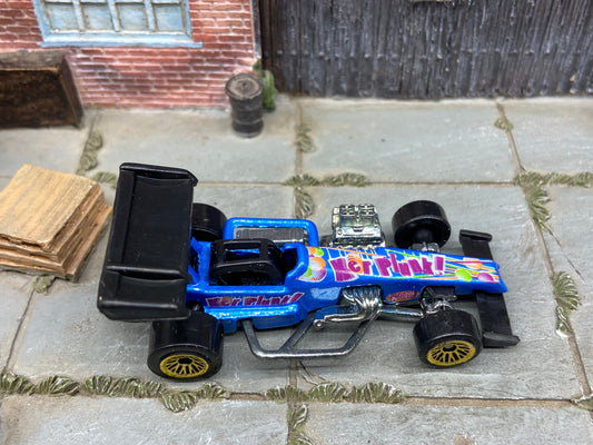 Loose Hot Wheels - Super Modified Track Racer - Blue