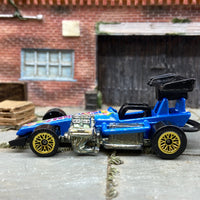 Loose Hot Wheels: Super Modified Track Racer - Blue