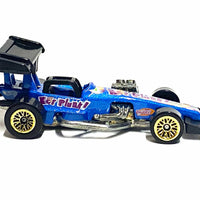 Loose Hot Wheels - Super Modified Track Racer - Blue Kerplunk