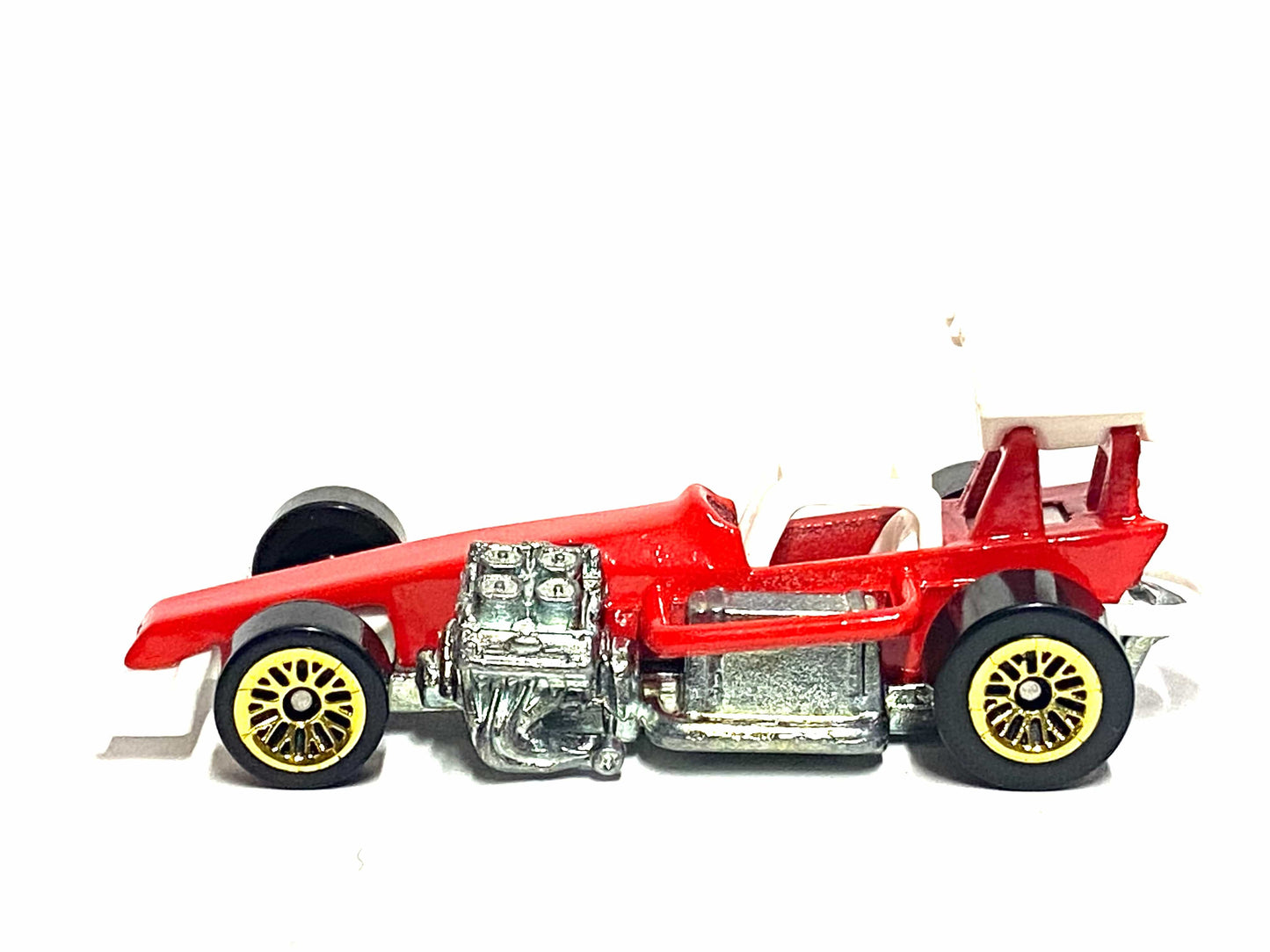 Loose Hot Wheels - Super Modified Track Racer - Red and White
