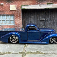 Loose Hot Wheels: Super Smooth Lowrider Truck - Blue