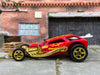 Loose Hot Wheels Surf Crate Hot Rod Dressed in Red and Yellow "Curly" Livery