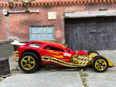 Loose Hot Wheels Surf Crate Hot Rod Dressed in Red and Yellow 