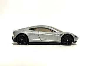 Loose Hot Wheels - Tesla Roadster - Silver