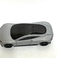 Loose Hot Wheels - Tesla Roadster - Silver