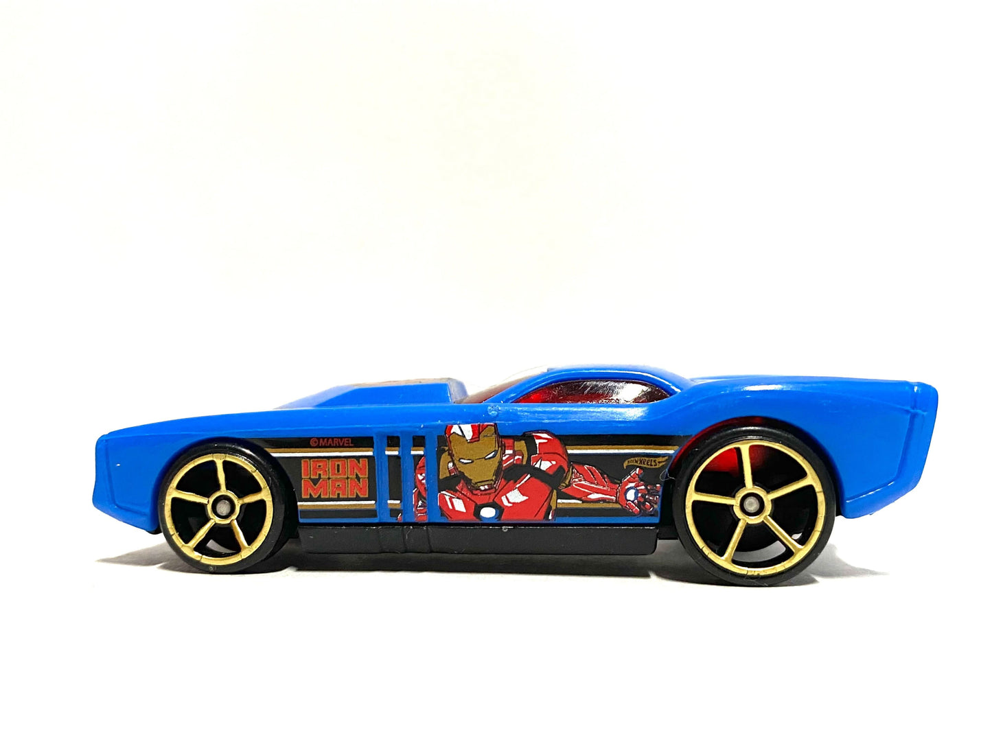 Loose Hot Wheels - The Gov'ner - Blue, Black and Red Iron Man