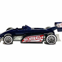 Loose Hot Wheels - Thunderstreak Indy Car - Black and Blue Hot Wheels