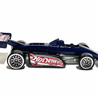 Loose Hot Wheels - Thunderstreak Indy Car - Black and Blue Hot Wheels