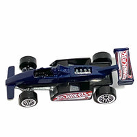 Loose Hot Wheels - Thunderstreak Indy Car - Black and Blue Hot Wheels