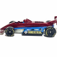 Loose Hot Wheels - Thunderstreak Indy Car - Dark Red and Blue