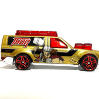 Loose Hot Wheels - Time Shifter - Gold and Black Thor