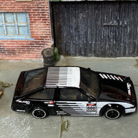 Loose Hot Wheels Toyota AE86 Sprinter Trueno - Falken Tired Black and White