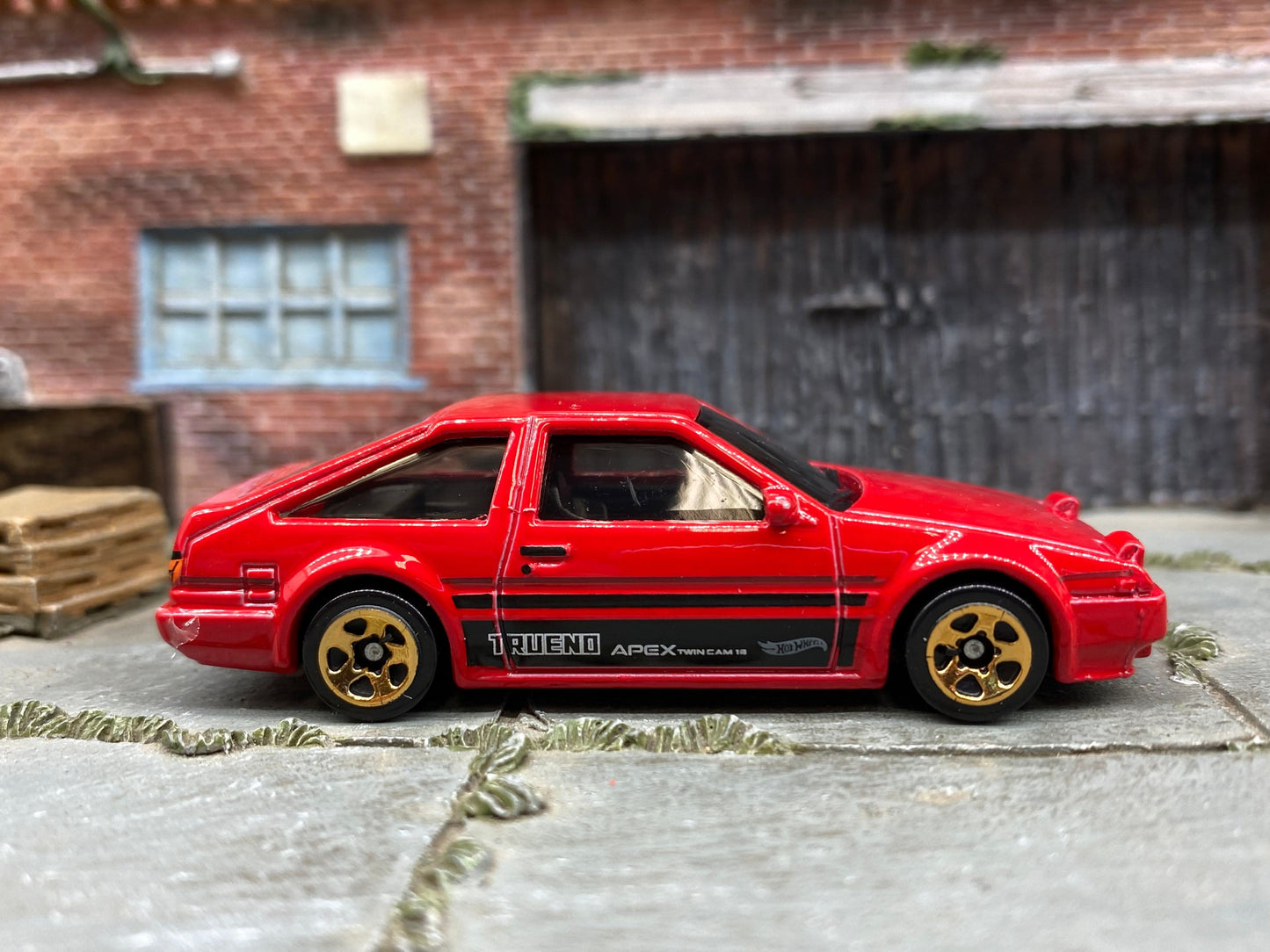 Loose Hot Wheels - Toyota AE86 Sprinter Trueno - Red