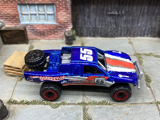 Loose Hot Wheels - Toyota Tacoma Off Road 4x4 Baja - Daredevils Blue 55