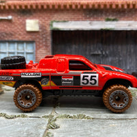 Loose Hot Wheels Toyota Tacoma Off Road 4x4 Baja - Holley 55 Red