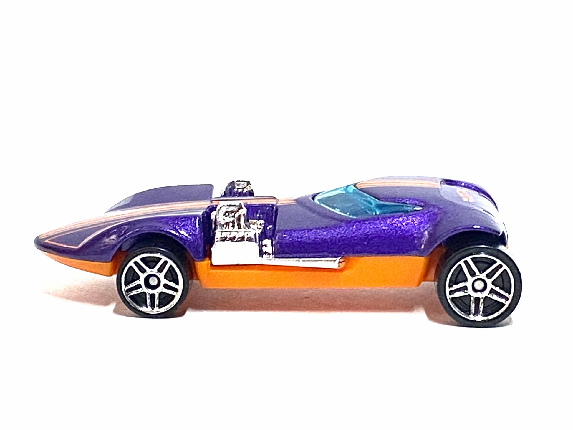 Loose Hot Wheels - Twin Mill - Purple and Orange
