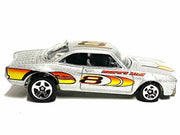 Loose Hot Wheels - Vairy 8 Corvair - Silver, Black, Orange and Yellow