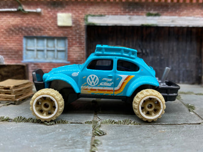 Loose Hot Wheels - Volkswagen VW Baja Bug - Light Blue