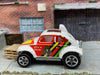 Loose Hot Wheels - Volkswagen VW Baja Bug - White, Red, Green and Yellow Bug'n Taxi