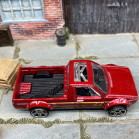 Loose Hot Wheels - VW Volkswagen Caddy Pick Up - Dark Red