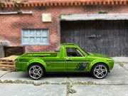 Loose Hot Wheels - VW Volkswagen Caddy Pick Up - Green
