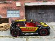 Loose Hot Wheels - VW Volkswagen Golf GTI - Black, Red and Yellow MOMO