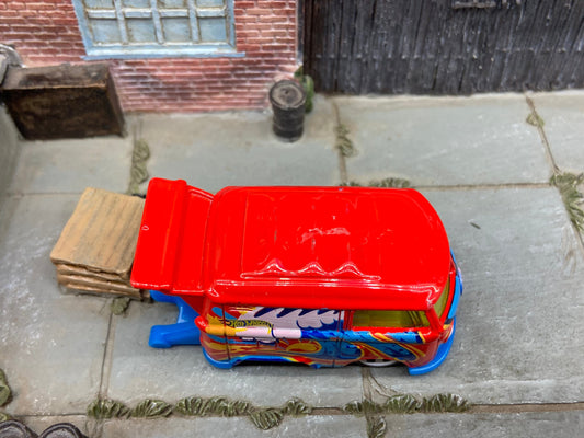 Loose Hot Wheels - VW Volkswagen Kool Kombi - Orange Waves