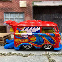 Loose Hot Wheels: VW Volkswagen Kool Kombi - Red Waves