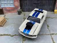 Loose M2 Machines Cars Ground Pounders 1967 Mustang Shelby GT 500 Blue and White– product image 2