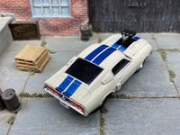 Loose M2 Machines Cars Ground Pounders 1967 Mustang Shelby GT 500 Blue and White– product image 4