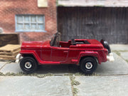 Matchbox 1941 Willys Jeepster in Dark Red, loose diecast car