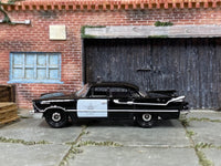 Matchbox 1959 Dodge Coronet Police in Black and White Police Chief, loose diecast car