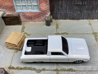 Matchbox 1961 Ford Falcon Ranchero Pearl White loose diecast - side profile detail shot
