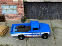 Matchbox 1962 Nissan Junior Mini Truck blue and white loose diecast - gallery image 2 of 3
