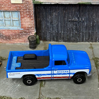 Loose Matchbox - 1962 Nissan Junior Mini Truck - Blue and White