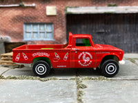 Matchbox 1962 Nissan Junior Mini Truck red white and green loose diecast - gallery image 3 of 3