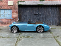 Matchbox 1963 Austin Healey 3000 in Blue, loose diecast car